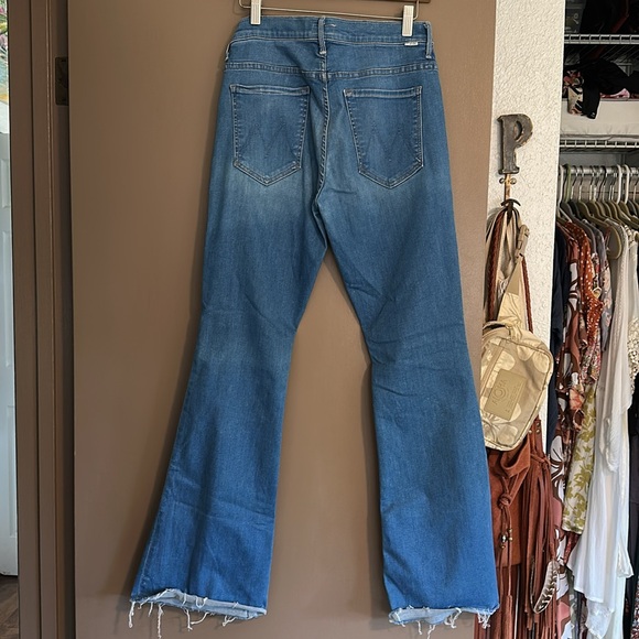 MOTHER Flare Blue Jeans - Picture 8 of 12